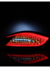 Xtune LED Tail Lights With Red Smoke Lens Porsche 987 Boxster | Cayman 2005-2008                                     - ALT-ON-P98705-LED-RS - Image 7