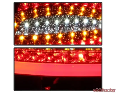 Xtune LED Tail Lights With Red Smoke Lens Porsche 987 Boxster | Cayman 2005-2008 - ALT-ON-P98705-LED-RS