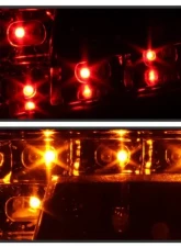 Xtune Light Bar Style LED Tail Lights With Red Clear Lens Porsche 997 2005-2008                                     - ALT-ON-P99705V2-LBLED-RC - Image 8