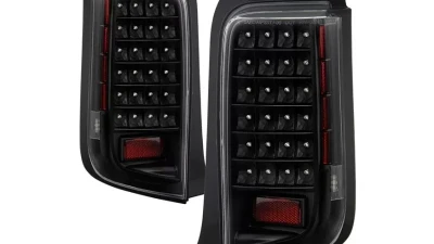 Xtune LED Tail Lights With Black Lens Scion XB 2008-2010                                     - ALT-ON-TSXB08-LED-BK - Image 8