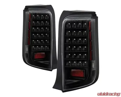 Xtune LED Tail Lights With Black Lens Scion XB 2008-2010 - ALT-ON-TSXB08-LED-BK