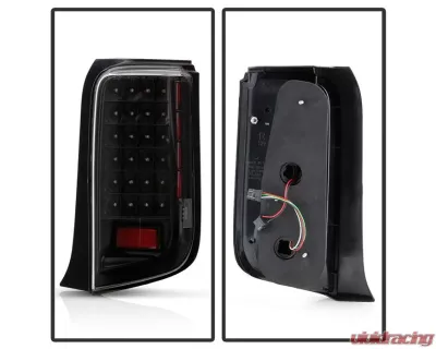 Xtune LED Tail Lights With Black Lens Scion XB 2008-2010 - ALT-ON-TSXB08-LED-BK