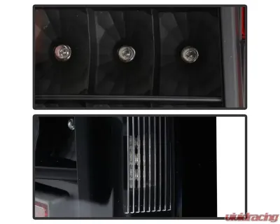 Xtune LED Tail Lights With Black Lens Scion XB 2008-2010 - ALT-ON-TSXB08-LED-BK