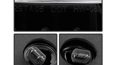 Xtune LED Tail Lights With Black Lens Scion XB 2008-2010                                     - ALT-ON-TSXB08-LED-BK - Image 4