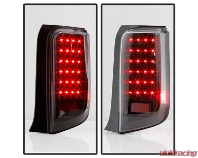 Xtune LED Tail Lights With Black Lens Scion XB 2008-2010 - ALT-ON-TSXB08-LED-BK