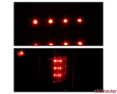 Xtune LED Tail Lights With Black Lens Scion XB 2008-2010 - ALT-ON-TSXB08-LED-BK