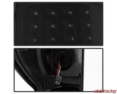 Xtune LED Tail Lights With Black Lens Toyota Tundra 2007-2013 - ALT-ON-TTU07-LED-BK