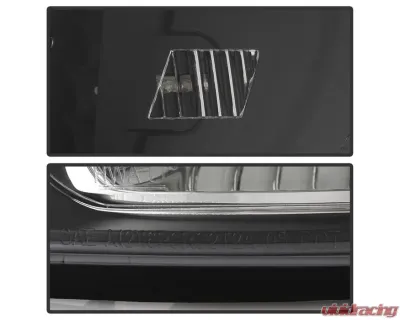 Xtune LED Tail Lights With Black Lens Toyota Tundra 2007-2013 - ALT-ON-TTU07-LED-BK