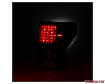 Xtune LED Tail Lights With Black Lens Toyota Tundra 2007-2013 - ALT-ON-TTU07-LED-BK