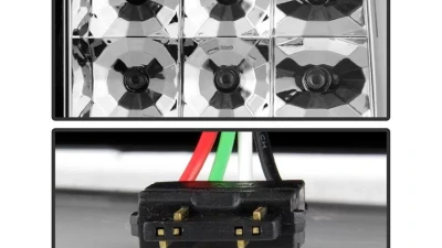 Xtune Light Bar Style LED Tail Lights With Chrome Lens Toyota Tundra 2014-2021                                     - ALT-ON-TTU14-LBLED-C - Image 3