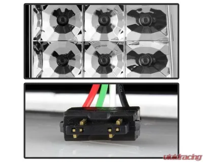 Xtune Light Bar Style LED Tail Lights With Chrome Lens Toyota Tundra 2014-2021 - ALT-ON-TTU14-LBLED-C