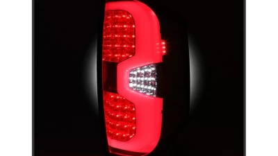 Xtune Light Bar Style LED Tail Lights With Chrome Lens Toyota Tundra 2014-2021                                     - ALT-ON-TTU14-LBLED-C - Image 6