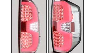 Xtune Light Bar Style LED Tail Lights With Chrome Lens Toyota Tundra 2014-2021                                     - ALT-ON-TTU14-LBLED-C - Image 7