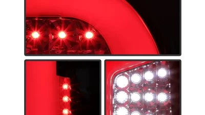 Xtune Light Bar Style LED Tail Lights With Chrome Lens Toyota Tundra 2014-2021                                     - ALT-ON-TTU14-LBLED-C - Image 8