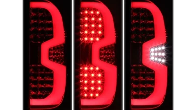 Xtune Light Bar Style LED Tail Lights With Chrome Lens Toyota Tundra 2014-2021                                     - ALT-ON-TTU14-LBLED-C - Image 9