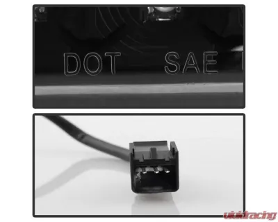 Xtune LED 3rd Brake Lights With Black Lens Chevrolet Silverado | GMC Sierra 2007-2013 - BKL-CSIL07-LED-BK