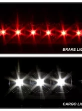 Xtune LED 3rd Brake Lights With Black Lens Chevrolet Silverado | GMC Sierra 2007-2013                                     - BKL-CSIL07-LED-BK - Image 9