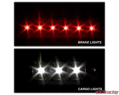 Xtune LED 3rd Brake Lights With Black Lens Chevrolet Silverado | GMC Sierra 2007-2013 - BKL-CSIL07-LED-BK