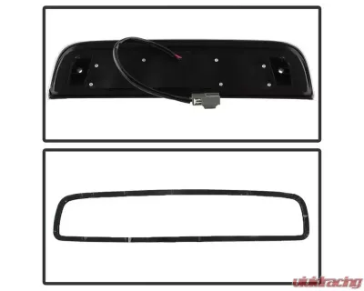 Xtune LED 3rd Brake Lights With Smoked Lens Chevrolet Silverado | GMC Sierra 2014-2016 - BKL-CSIL14-LED-SM