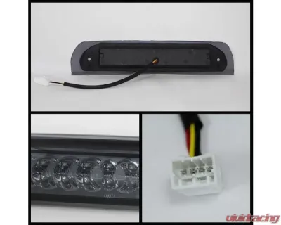 Xtune LED 3rd Brake Lights With Smoke Lens Dodge Ram 2002-2008 - BKL-DR02-LED-SM