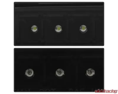 Xtune LED 3rd Brake Lights With Black Lens Dodge Ram 1994-2001 - BKL-DR94-LED-BK