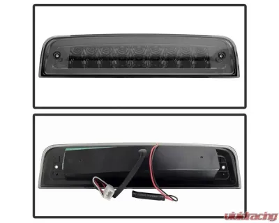 Xtune LED 3rd Brake Lights With Smoke Lens Dodge Ram 1500 | Ram 2500 | 3500 2009-2016 - BKL-DRAM09-LED-SM