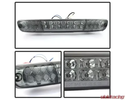 Xtune LED 3rd Brake Lights With Smoke Lens Chevrolet Colorado | GMC Canyon 2004-2013 - BKL-JH-CCO04-LED-SM