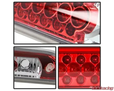 Xtune LED 3rd Brake Lights With Red Clear Lens Dodge Ram 2002-2008 - BKL-JH-DR02-LED-RC