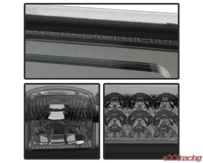 Xtune LED 3rd Brake Lights With Smoke Lens Ford F-150 2004-2008 - BKL-JH-FF15004-LED-SM