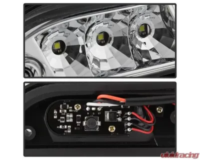 Xtune LED 3rd Brake Lights With Chrome Lens Ford F-150 2015-2017 - BKL-JH-FF15015-LED-C