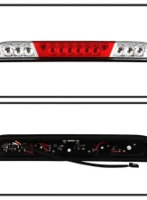 Xtune LED 3rd Brake Lights With Red Clear Lens Ford F-150 2015-2017                                     - BKL-JH-FF15015-LED-RC - Image 2
