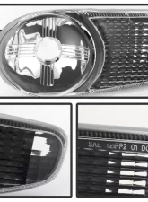 Xtune Akkon Bumper Lights With Black Lens GMC Sierra | Yukon | Yukon XL  Denali 2000-2006                                     - CBL-GD00-BK - Image 2