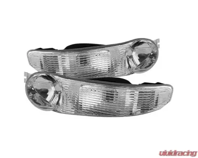 Xtune Akkon Bumper Lights With Chrome Lens GMC Sierra | Yukon | Yukon XL Denali 2000-2006 - CBL-GD00-C