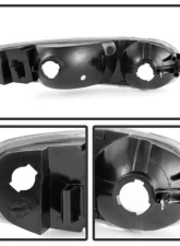 Xtune Akkon Bumper Lights With Chrome Lens GMC Sierra | Yukon | Yukon XL Denali 2000-2006                                     - CBL-GD00-C - Image 3