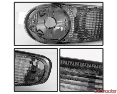 Xtune Akkon Bumper Lights With Smoke Lens GMC Sierra | Yukon | Yukon XL Denali 2000-2006 - CBL-GD00-SM