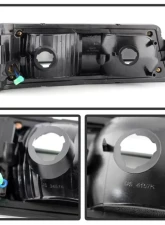 Xtune Akkon LED Bumper Lights With Black Lens Chevrolet Avalanche | Silverado 2002-2006                                     - CBL-JH-CS03-LED-BK - Image 3