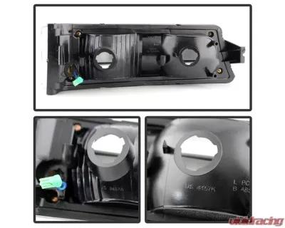 Xtune Akkon LED Bumper Lights With Black Lens Chevrolet Avalanche | Silverado 2002-2006 - CBL-JH-CS03-LED-BK