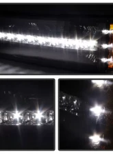 Xtune Akkon LED Bumper Lights With Black Lens Chevrolet Avalanche | Silverado 2002-2006                                     - CBL-JH-CS03-LED-BK - Image 4