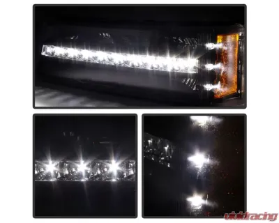 Xtune Akkon LED Bumper Lights With Black Lens Chevrolet Avalanche | Silverado 2002-2006 - CBL-JH-CS03-LED-BK