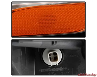 Xtune LED Daytime Running Parking Signal Lights With Black Lens Jeep Cherokee 2014-2017 - CBL-JH-JC14-LED-BK