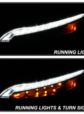 Xtune LED Daytime Running Parking Signal Lights With Black Lens Jeep Cherokee 2014-2017                                     - CBL-JH-JC14-LED-BK - Image 10