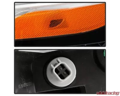 Xtune OE Left DRL Running Lights w/ Signal Lamps Jeep Cherokee 2014-2018 - CBL-JH-JC14-OE-L