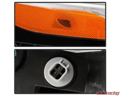 Xtune OE Right DRL Running Lights w/ Signal Lamps Jeep Cherokee 2014-2018 - CBL-JH-JC14-OE-R
