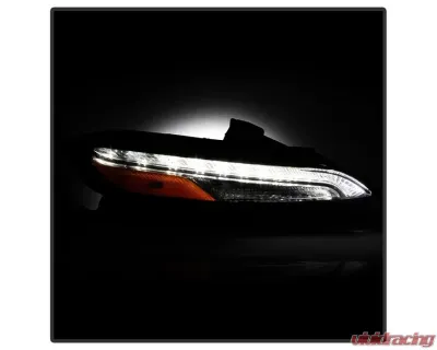 Xtune OE Right DRL Running Lights w/ Signal Lamps Jeep Cherokee 2014-2018 - CBL-JH-JC14-OE-R
