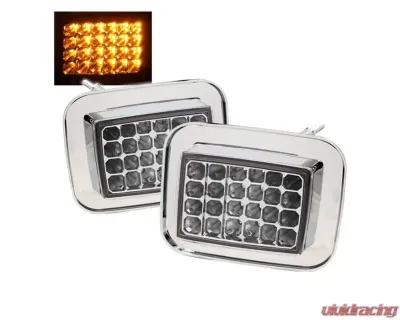 Xtune Corner Lights With Clear Lens Hummer H2 2003-2009 - CCL-HUMMER-C