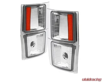 Xtune 4 pcs Corner Lights With Chrome Lens Chevrolet 1988-1999 - CCL-JH-CCK88-E-AM