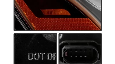 Xtune Passenger Side OEM Style LED Headlight Freightliner Cascadia 126 2018+                                     - E6FCA18MBP - Image 3