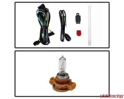 Xtune OEM Style Fog Lights With Clear Lens And Switch Chevrolet Camaro 2010-2013 - FL-CCAM10-V6-C