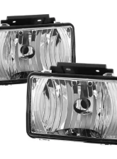 Xtune OEM Style Fog Lights With Chrome Lens Chevrolet Colorado | GMC Canyon | Isuzu I-Series 2004-2012                                     - FL-CCOL04-C - Image 5