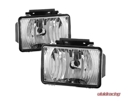 Xtune OEM Style Fog Lights With Chrome Lens Chevrolet Colorado | GMC Canyon | Isuzu I-Series 2004-2012 - FL-CCOL04-C